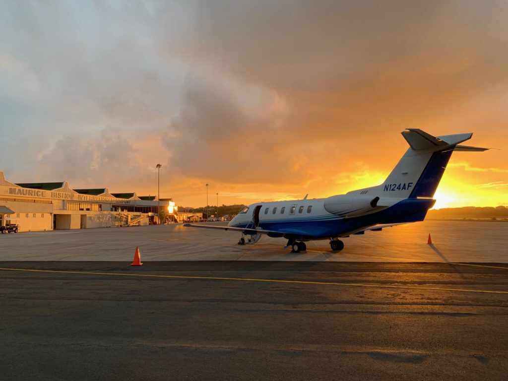 PlaneSense PC-24 in Grenada. 